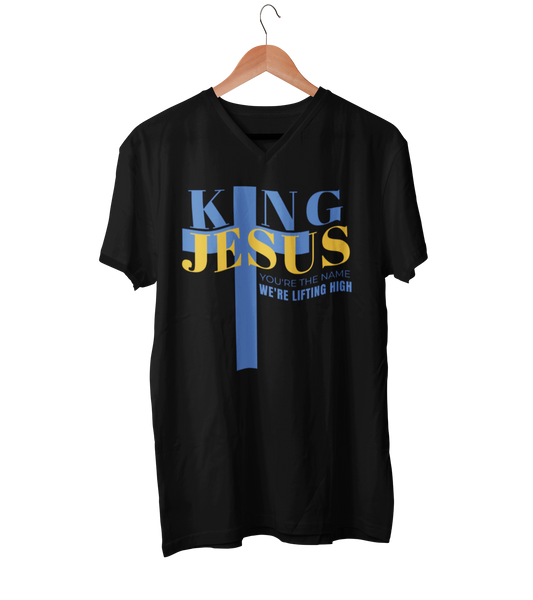 King Jesus - Women's V-Neck T-Shirt