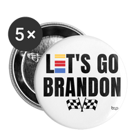 Lets Go Brandon - Buttons (5-pack) - white
