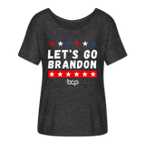 Let's Go Brandon - Flowy T-Shirt - charcoal grey