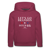 Ditch 46 - Youth Hoodie - burgundy