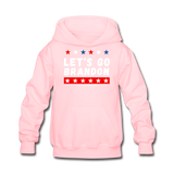 Let's Go Brandon - Youth Hoodie - pink