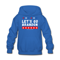 Let's Go Brandon - Youth Hoodie - royal blue