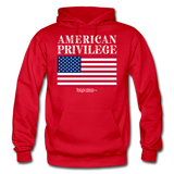 American Privilege - Adult Hoodie - red