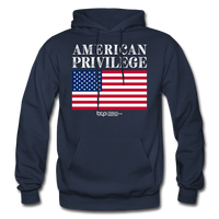 American Privilege - Adult Hoodie - navy