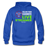 Watch a Live Streamer - Adult Hoodie - royal blue