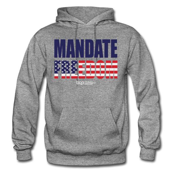 Mandate Freedom - Hoodie - graphite heather
