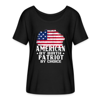Patriot by Choice - Flowy T-Shirt - black