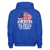 Patriot by Choice - Hoodie - royal blue