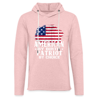 Patriot by Choice - Women's Terry Hoodie - cream heather pink