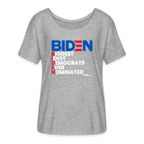 BIDEN - Women's T-Shirt - heather grey