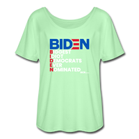 BIDEN - Women's T-Shirt - mint green