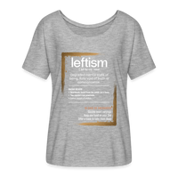 Definition Leftist - Women's T-Shirt - heather grey