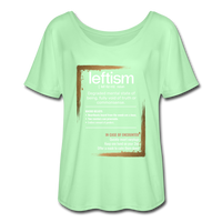 Definition Leftist - Women's T-Shirt - mint green