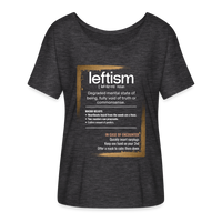 Definition Leftist - Women's T-Shirt - charcoal grey