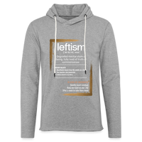 Definition Leftism - Women's Terry Hoodie - heather gray