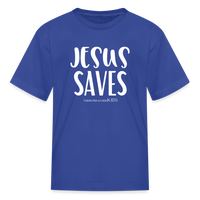 Jesus Saves - Kids' Tee - royal blue