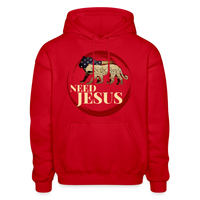 Need Jesus - Hoodie - red