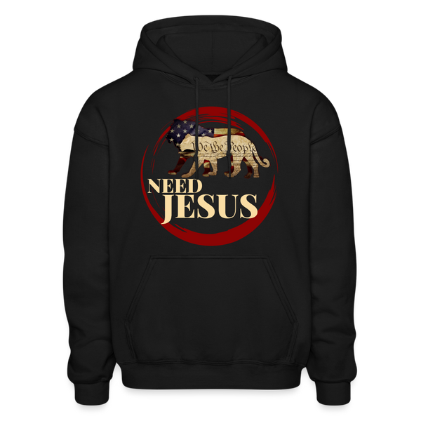 Need Jesus - Hoodie - black