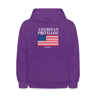American Privilege - Youth Hoodie - purple